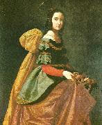 Francisco de Zurbaran st, casilda oil painting
